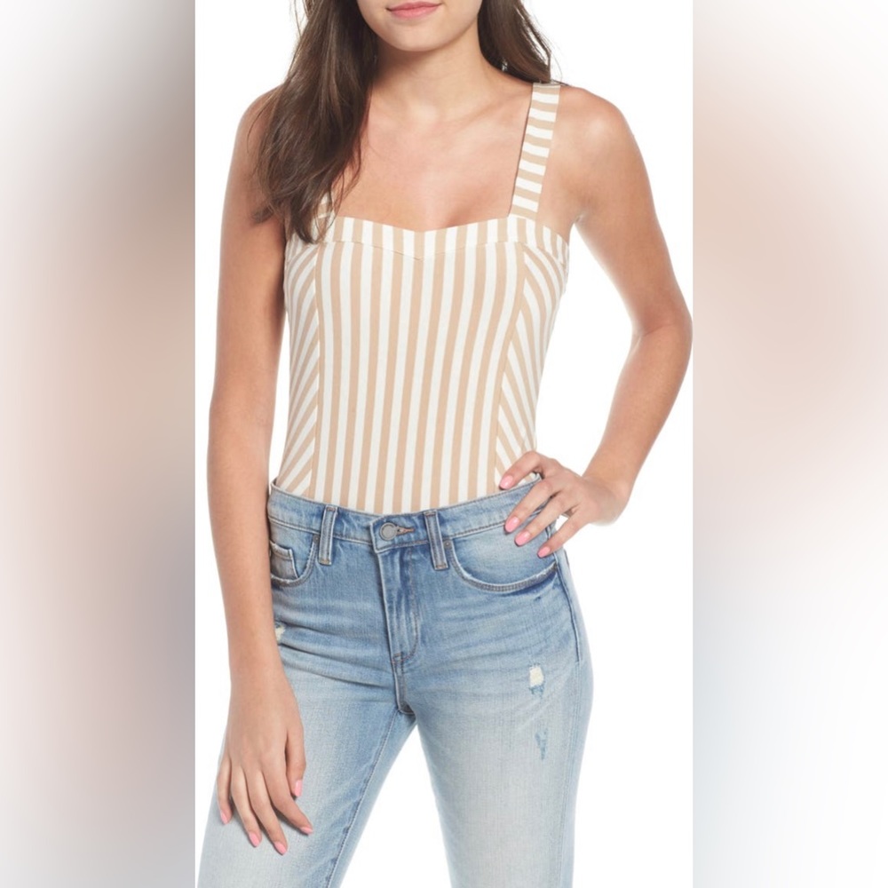 BP Stripe Bodysuit Size Medium